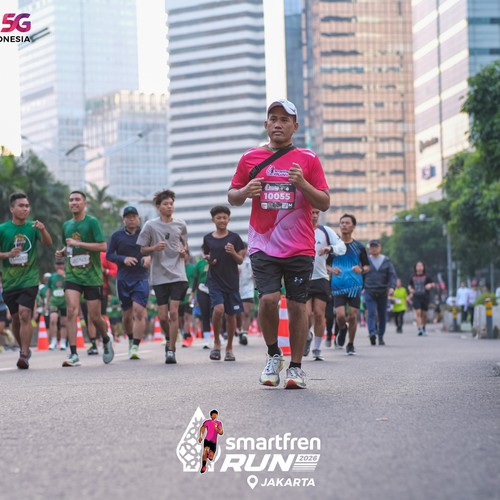 Race photo from SMARTFREN RUN 2026