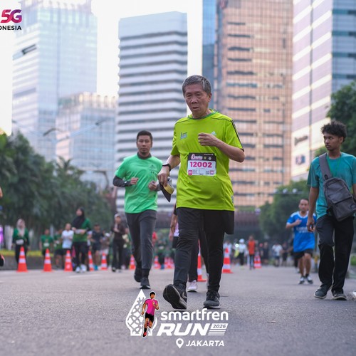 Race photo from SMARTFREN RUN 2026
