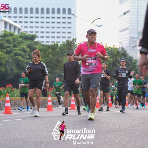 Race photo from SMARTFREN RUN 2026