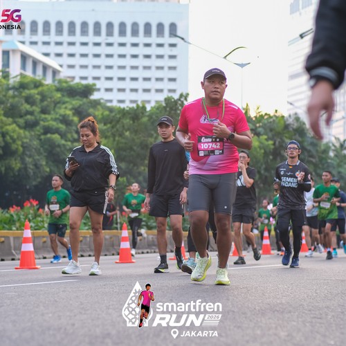 Race photo from SMARTFREN RUN 2026
