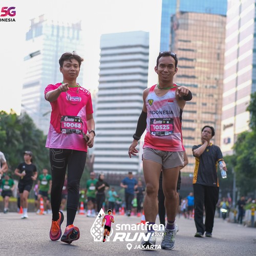 Race photo from SMARTFREN RUN 2026