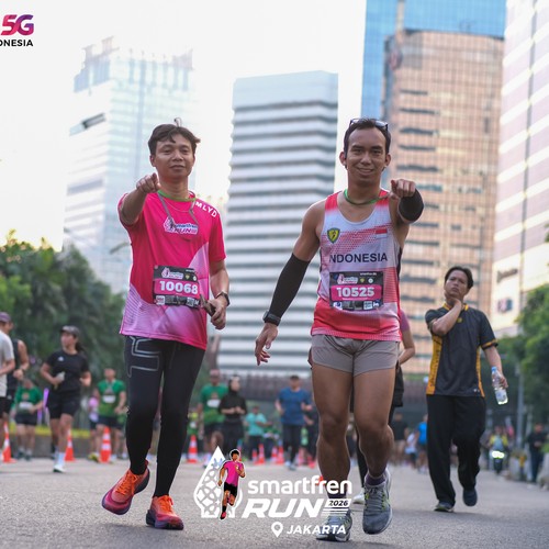Race photo from SMARTFREN RUN 2026