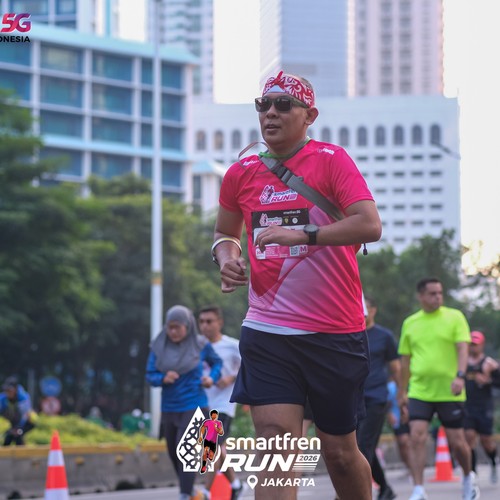 Race photo from SMARTFREN RUN 2026