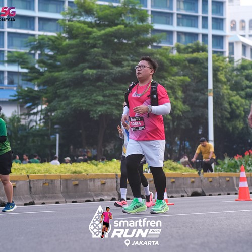 Race photo from SMARTFREN RUN 2026