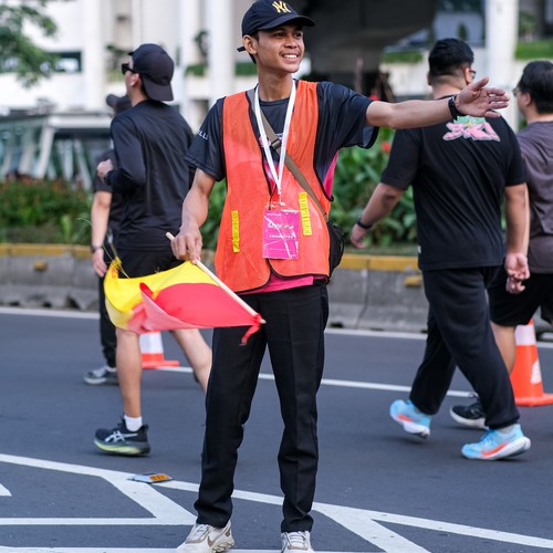 Race photo from SMARTFREN RUN 2026
