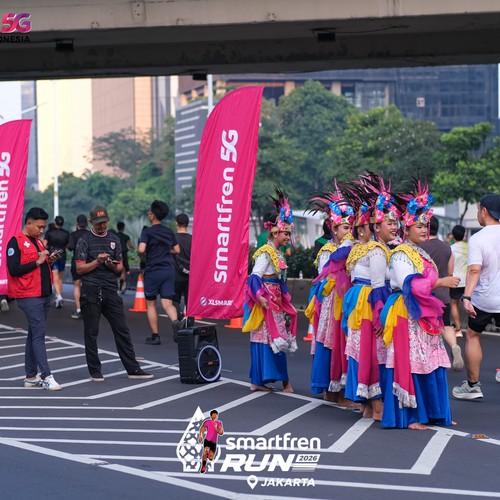 Race photo from SMARTFREN RUN 2026