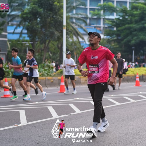 Race photo from SMARTFREN RUN 2026