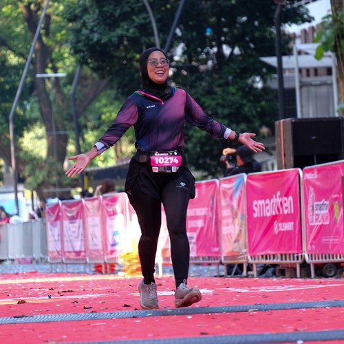 Race photo from SMARTFREN RUN 2026