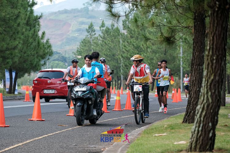 Race photo from CISANGKAN KBP CITY RUN 2025