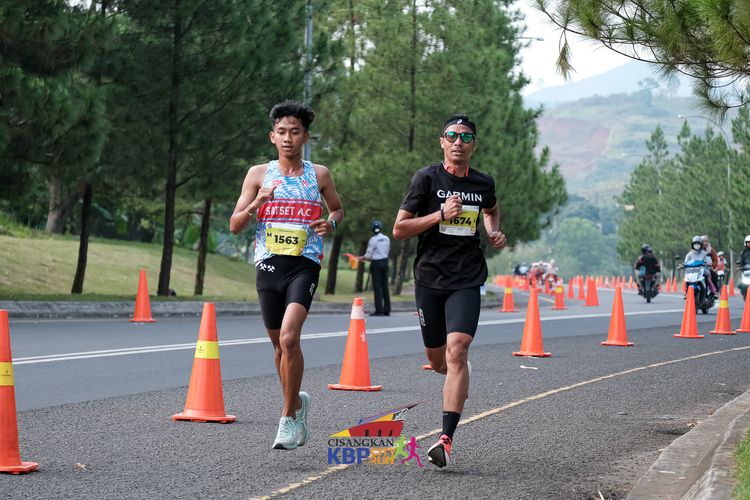 Race photo from CISANGKAN KBP CITY RUN 2025