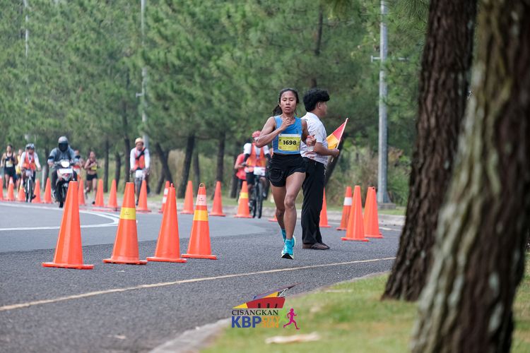 Race photo from CISANGKAN KBP CITY RUN 2025