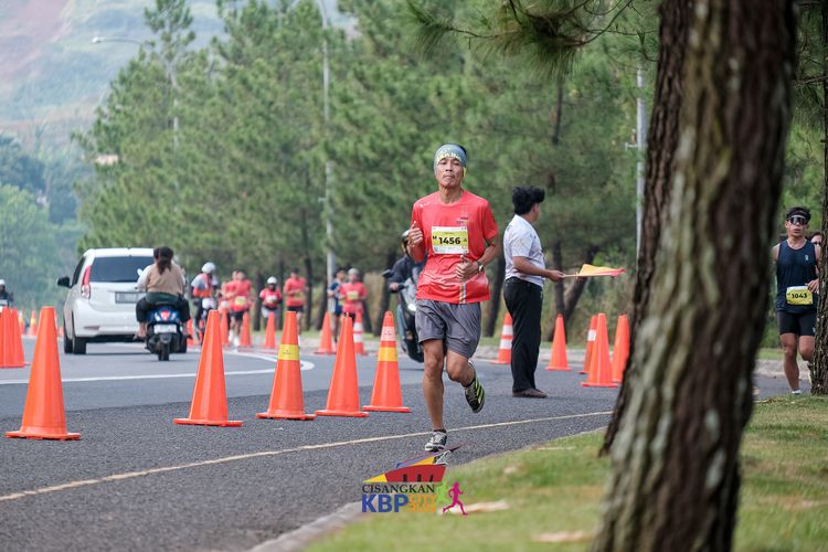 Race photo from CISANGKAN KBP CITY RUN 2025