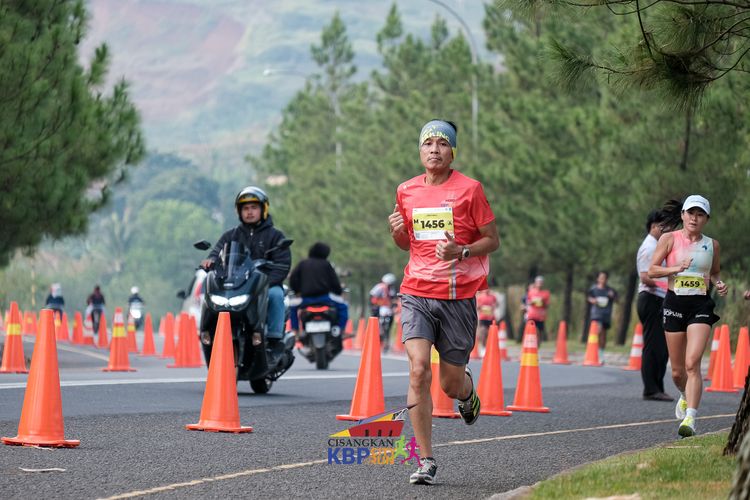 Race photo from CISANGKAN KBP CITY RUN 2025