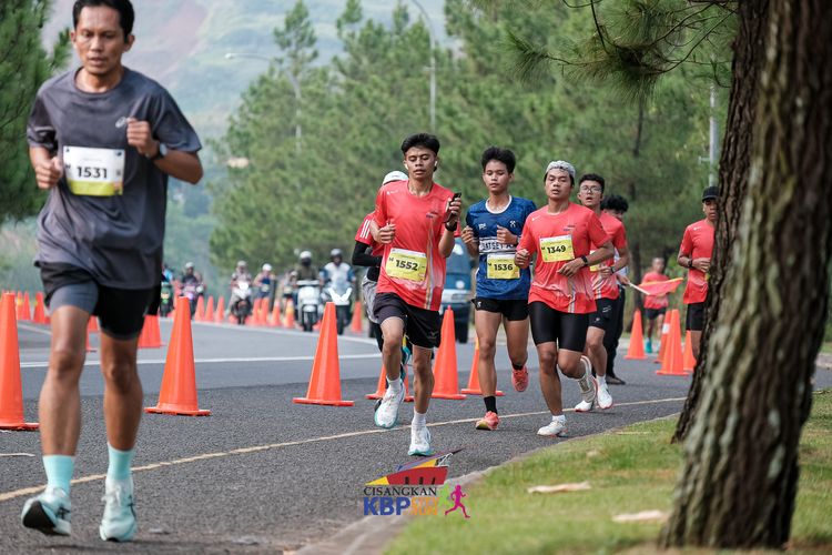 Race photo from CISANGKAN KBP CITY RUN 2025