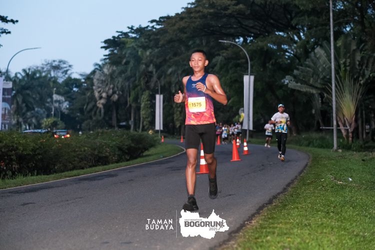 Race photo from Taman Budaya x BOGORUN 2025