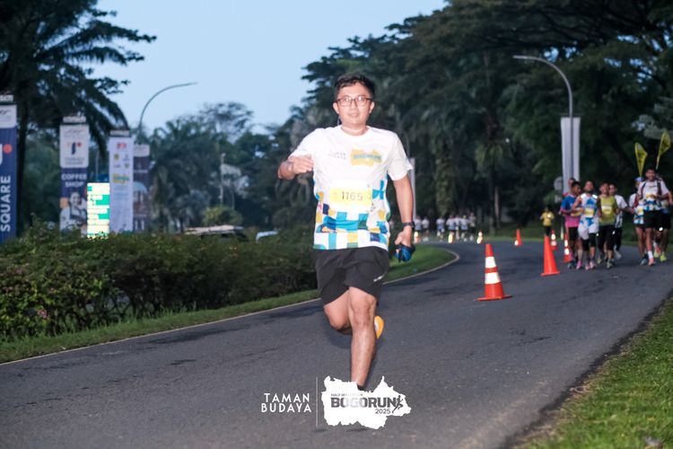 Race photo from Taman Budaya x BOGORUN 2025
