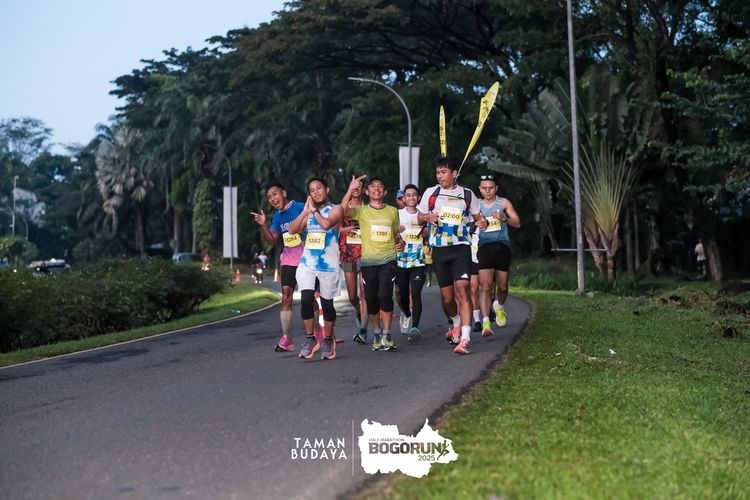 Race photo from Taman Budaya x BOGORUN 2025