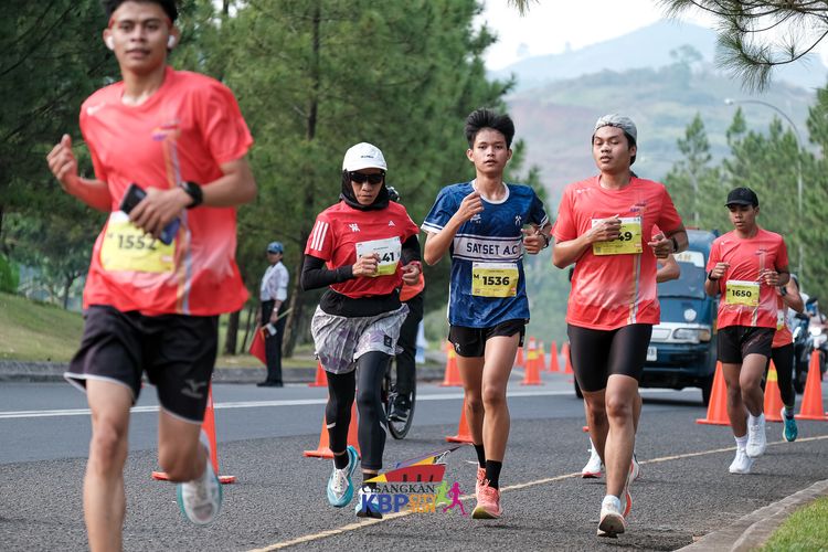 Race photo from CISANGKAN KBP CITY RUN 2025