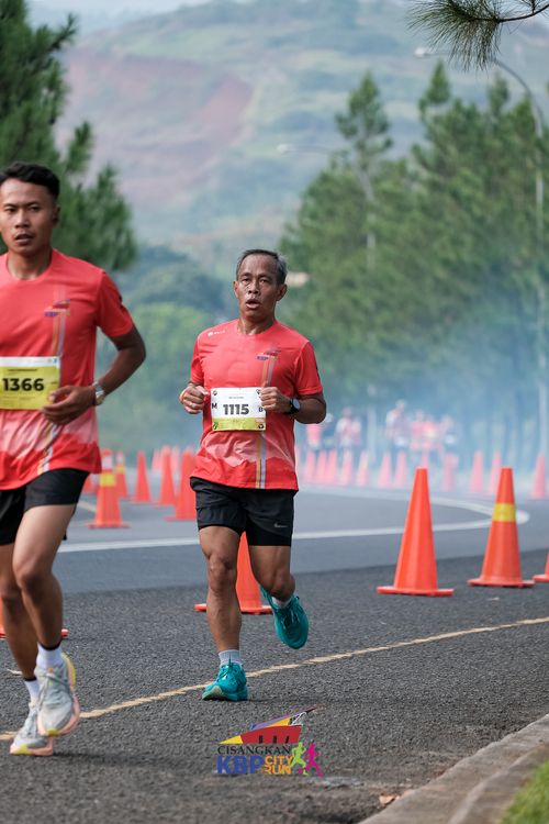 Race photo from CISANGKAN KBP CITY RUN 2025