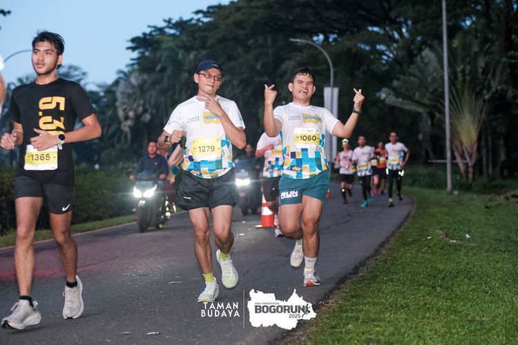 Race photo from Taman Budaya x BOGORUN 2025