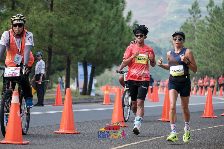 Race photo from CISANGKAN KBP CITY RUN 2025