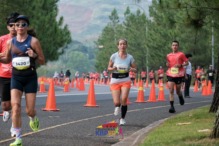 Race photo from CISANGKAN KBP CITY RUN 2025