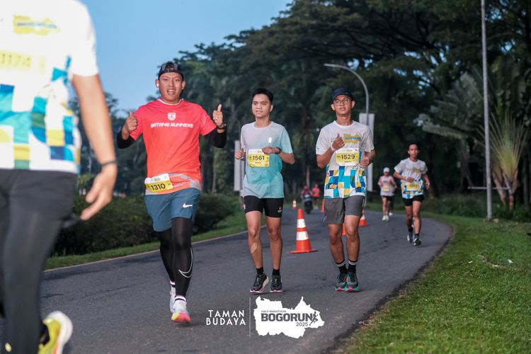 Race photo from Taman Budaya x BOGORUN 2025
