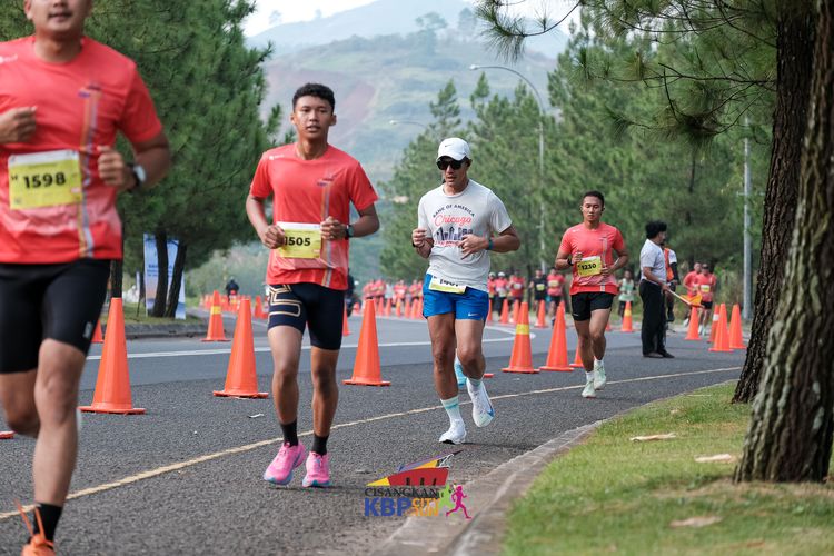 Race photo from CISANGKAN KBP CITY RUN 2025
