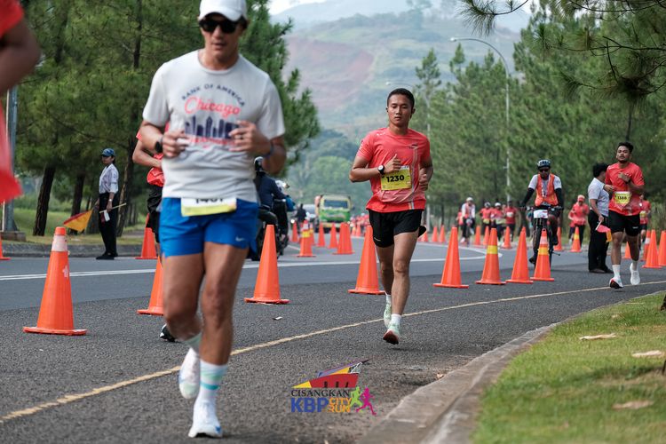 Race photo from CISANGKAN KBP CITY RUN 2025