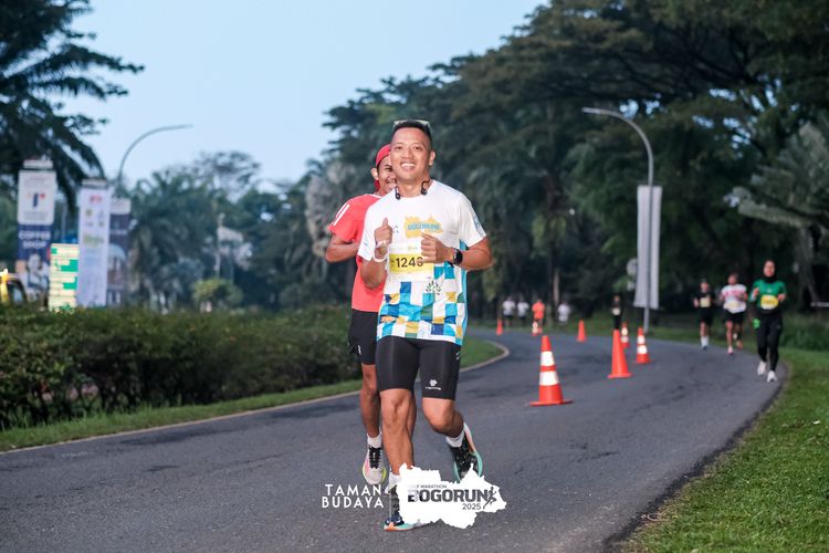 Race photo from Taman Budaya x BOGORUN 2025