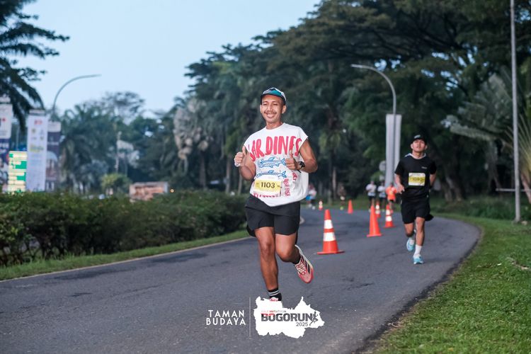 Race photo from Taman Budaya x BOGORUN 2025