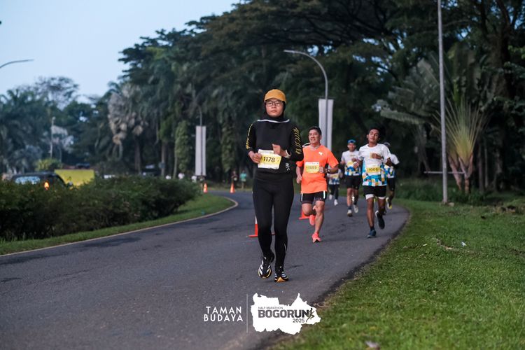 Race photo from Taman Budaya x BOGORUN 2025