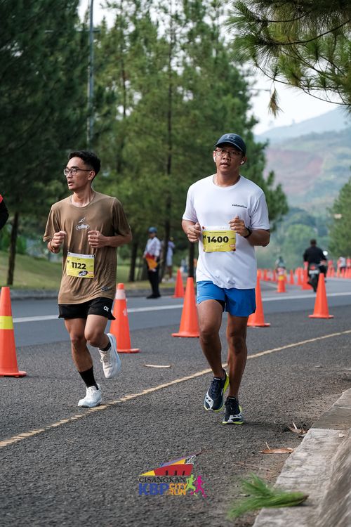 Race photo from CISANGKAN KBP CITY RUN 2025