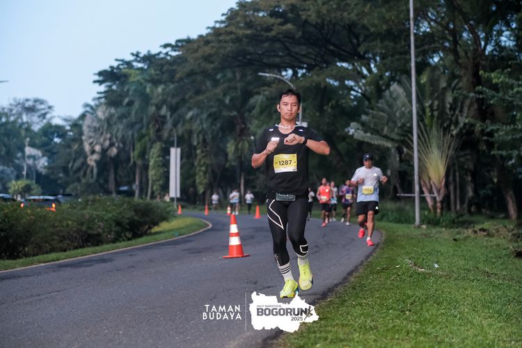 Race photo from Taman Budaya x BOGORUN 2025