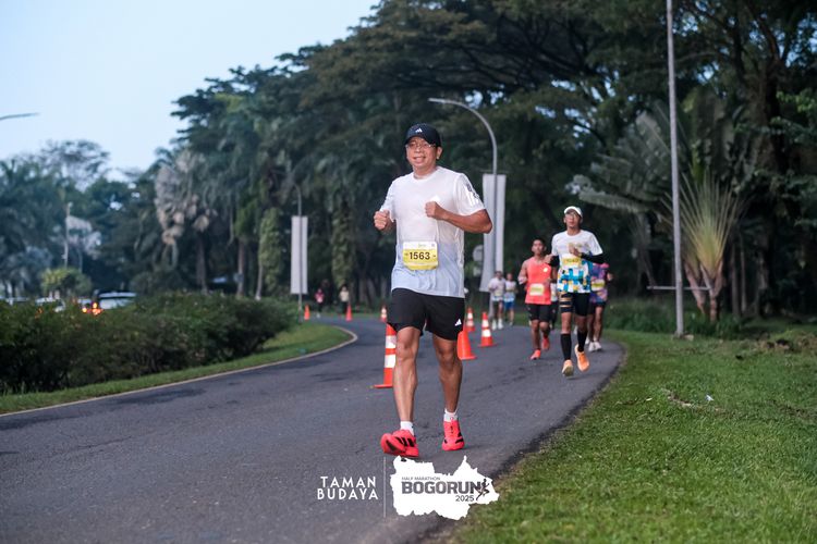 Race photo from Taman Budaya x BOGORUN 2025