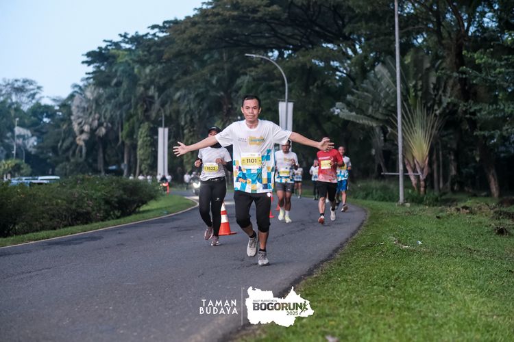 Race photo from Taman Budaya x BOGORUN 2025