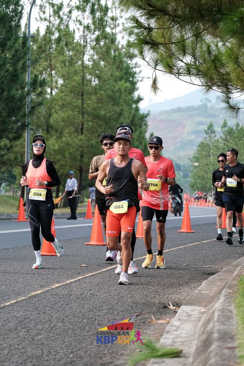 Race photo from CISANGKAN KBP CITY RUN 2025
