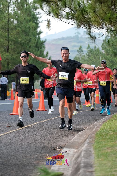 Race photo from CISANGKAN KBP CITY RUN 2025