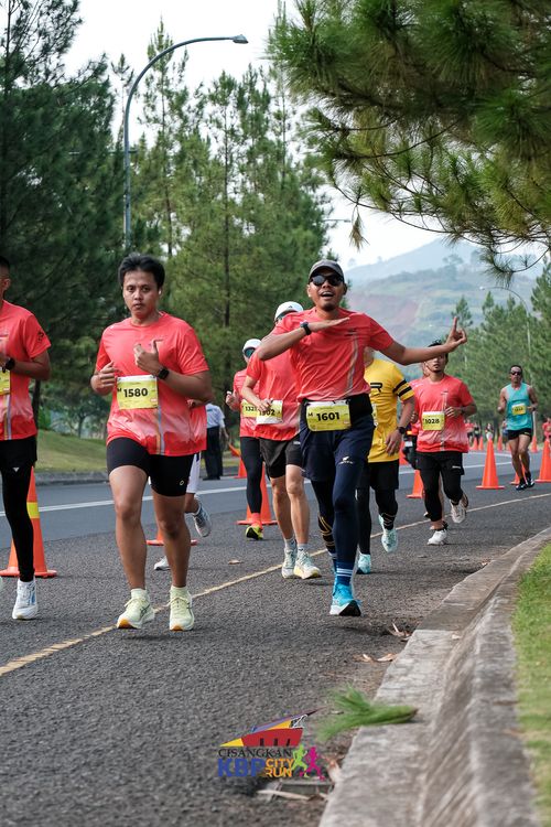 Race photo from CISANGKAN KBP CITY RUN 2025