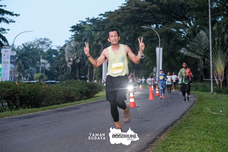 Race photo from Taman Budaya x BOGORUN 2025