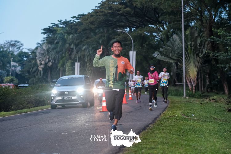 Race photo from Taman Budaya x BOGORUN 2025