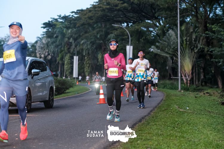 Race photo from Taman Budaya x BOGORUN 2025