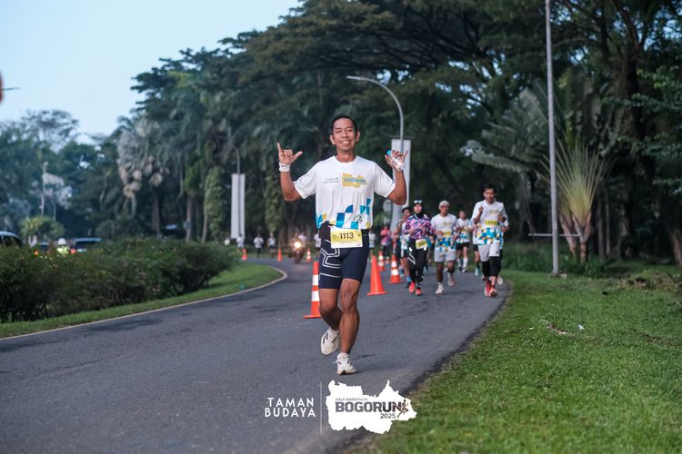 Race photo from Taman Budaya x BOGORUN 2025