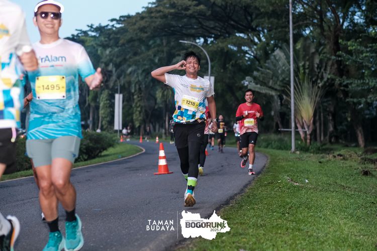 Race photo from Taman Budaya x BOGORUN 2025