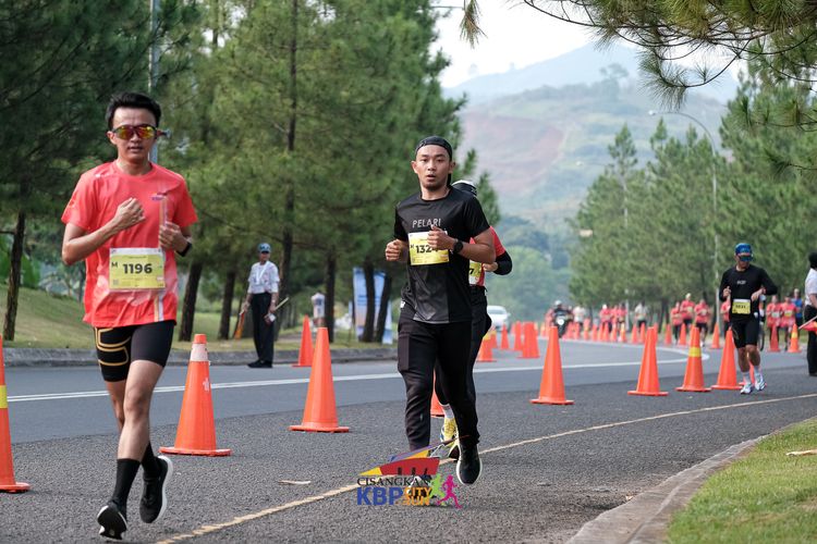 Race photo from CISANGKAN KBP CITY RUN 2025