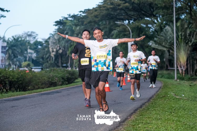 Race photo from Taman Budaya x BOGORUN 2025