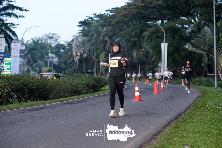 Race photo from Taman Budaya x BOGORUN 2025
