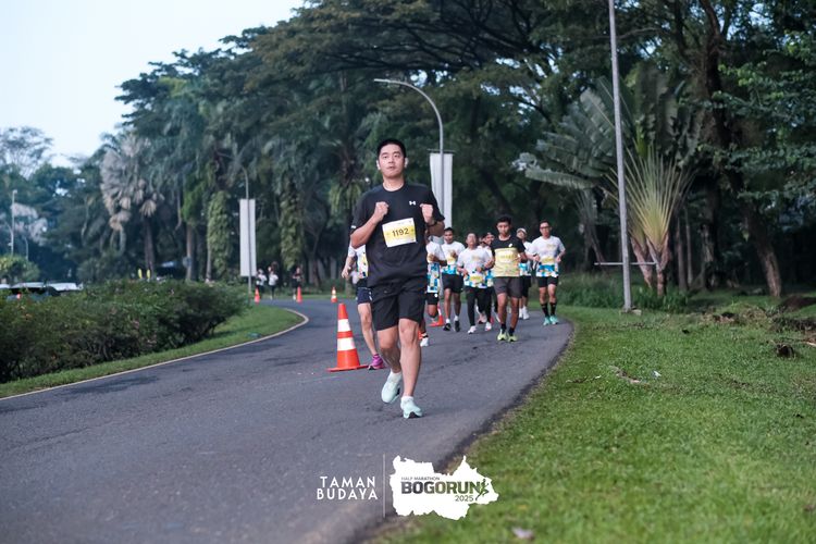 Race photo from Taman Budaya x BOGORUN 2025