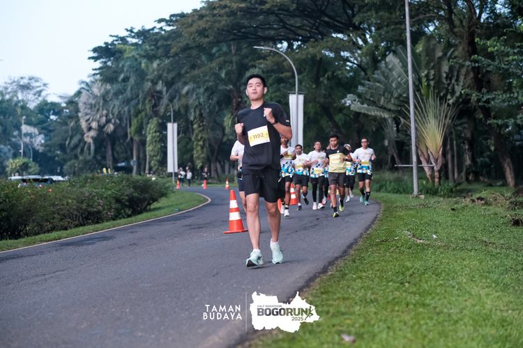 Race photo from Taman Budaya x BOGORUN 2025