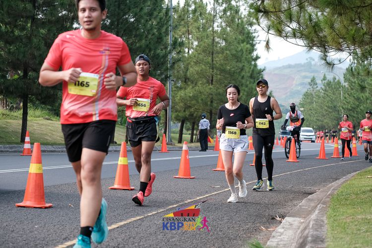 Race photo from CISANGKAN KBP CITY RUN 2025